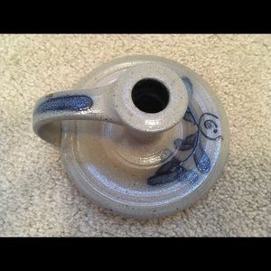 Rowe candleholder. Handcrafted stoneware. Excellent condition.